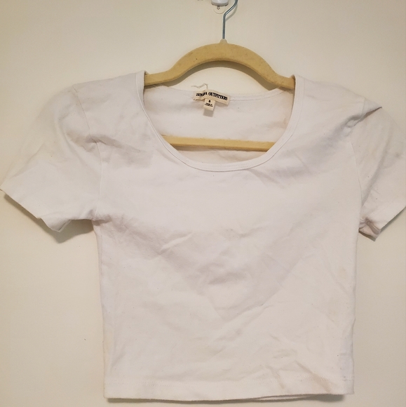 White cropped baby tee - Picture 2 of 3